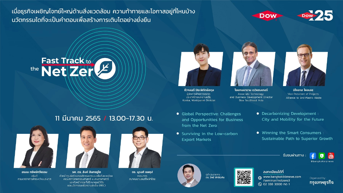 สัมมนาชี้ทางลัดสู่ Net Zero ชิงความได้เปรียบทางธุรกิจด้วยนวัตกรรม
