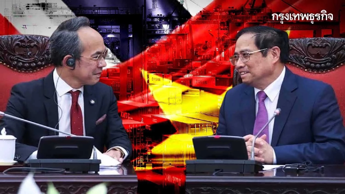 "ไทย - เวียดนาม" ประกาศร่วมมือ ศก. ตั้งเป้าการค้า 2.5 หมื่นล้าน ปี68