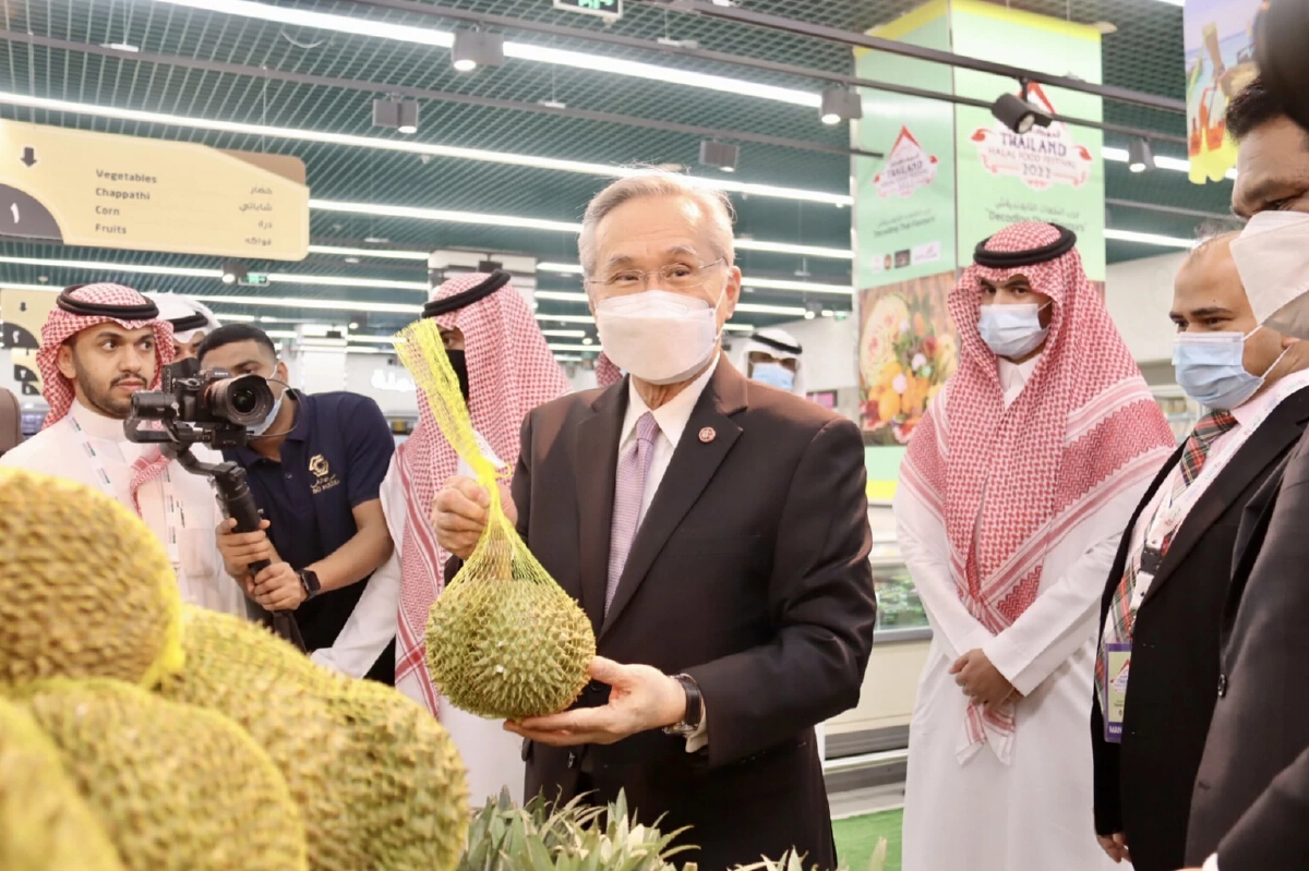 "ไทย" โปรโมททุเรียน ในเทศกาลอาหารฮาลาล ในซาอุดีอาระเบีย