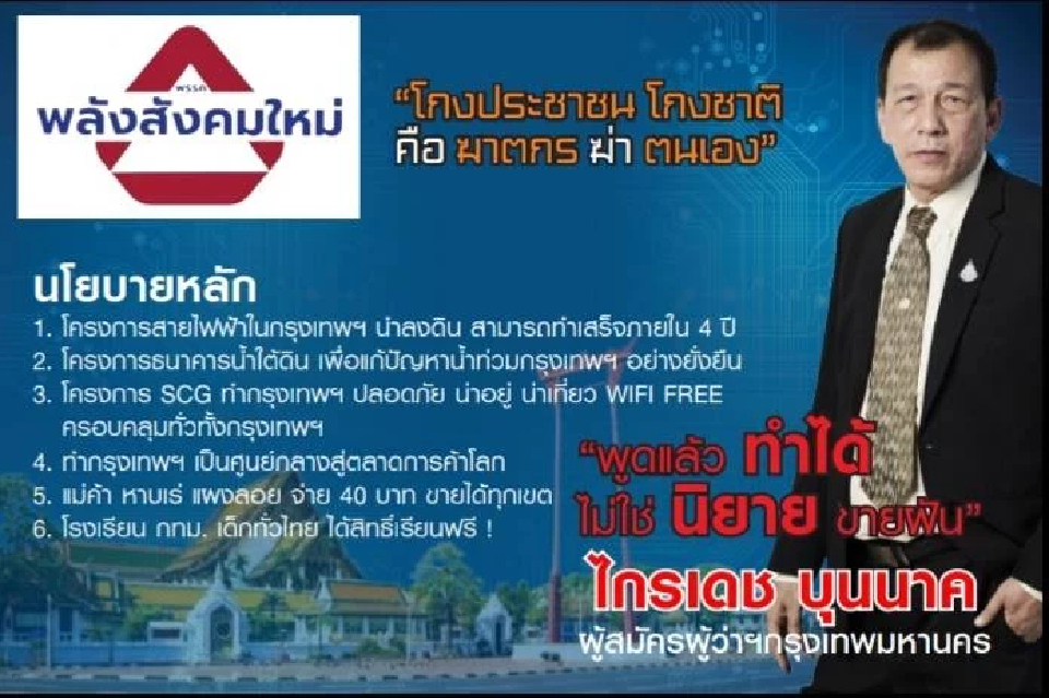 ยกเคส “ธนาธร! กกต.ยันตัดสิทธิ “ไกรเดช บุนนาค” ชิงผู้ว่าฯ กทม.ปมถือหุ้นสื่อ