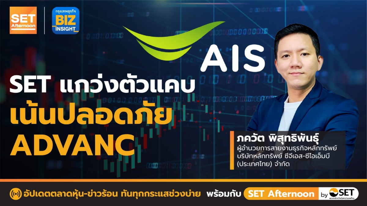 SET แกว่งตัวแคบเน้นปลอดภัย  ADVANC l SET Afternoon l 24 พ.ค. 65