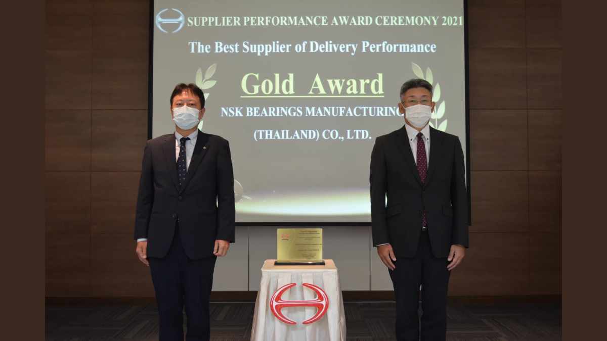 NBMT รับรางวัล The Best Supplier of Delivery Performance in 2021