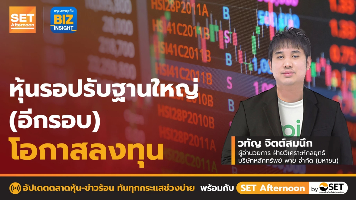 หุ้นรอปรับฐานใหญ่(อีกรอบ)โอกาสลงทุน l SET Afternoon l 23 มิ.ย. 65