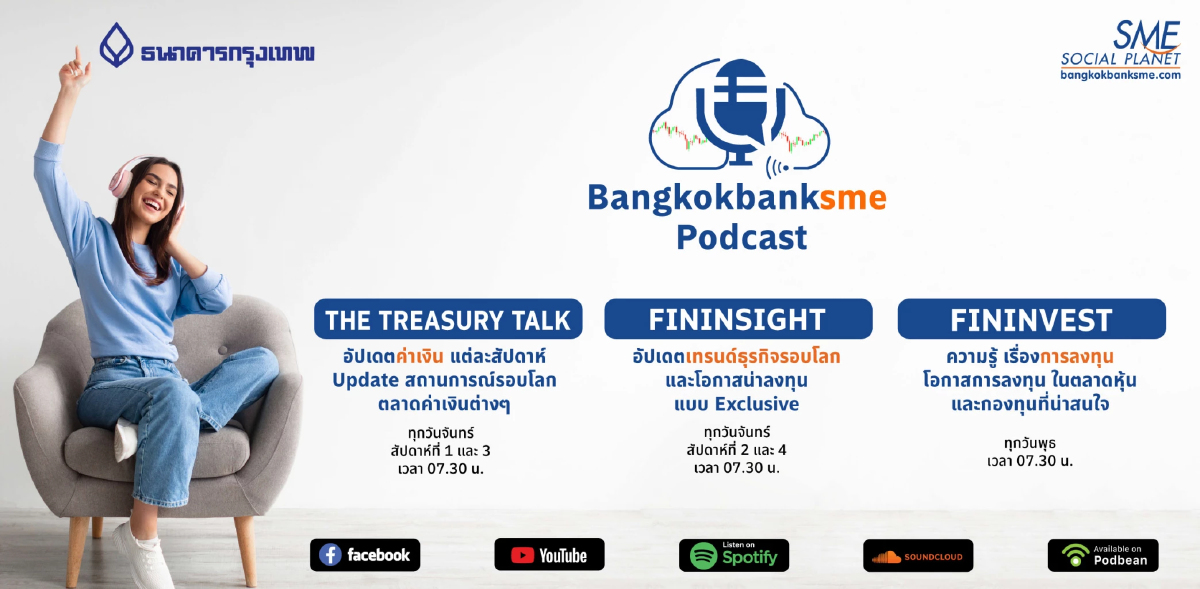 You are listening to BangkokBank SME เกาะติดกระแสค่าเงิน และเศรษฐกิจรอบโลก