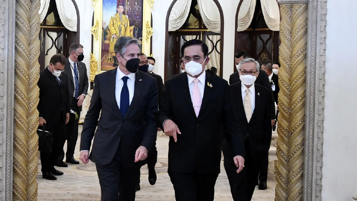 "นายกฯ" ถก รมว.ต่างประเทศ สหรัฐฯ กระชับสัมพันธ์ เดินหน้าหุ้นส่วนยุทธศาสตร์