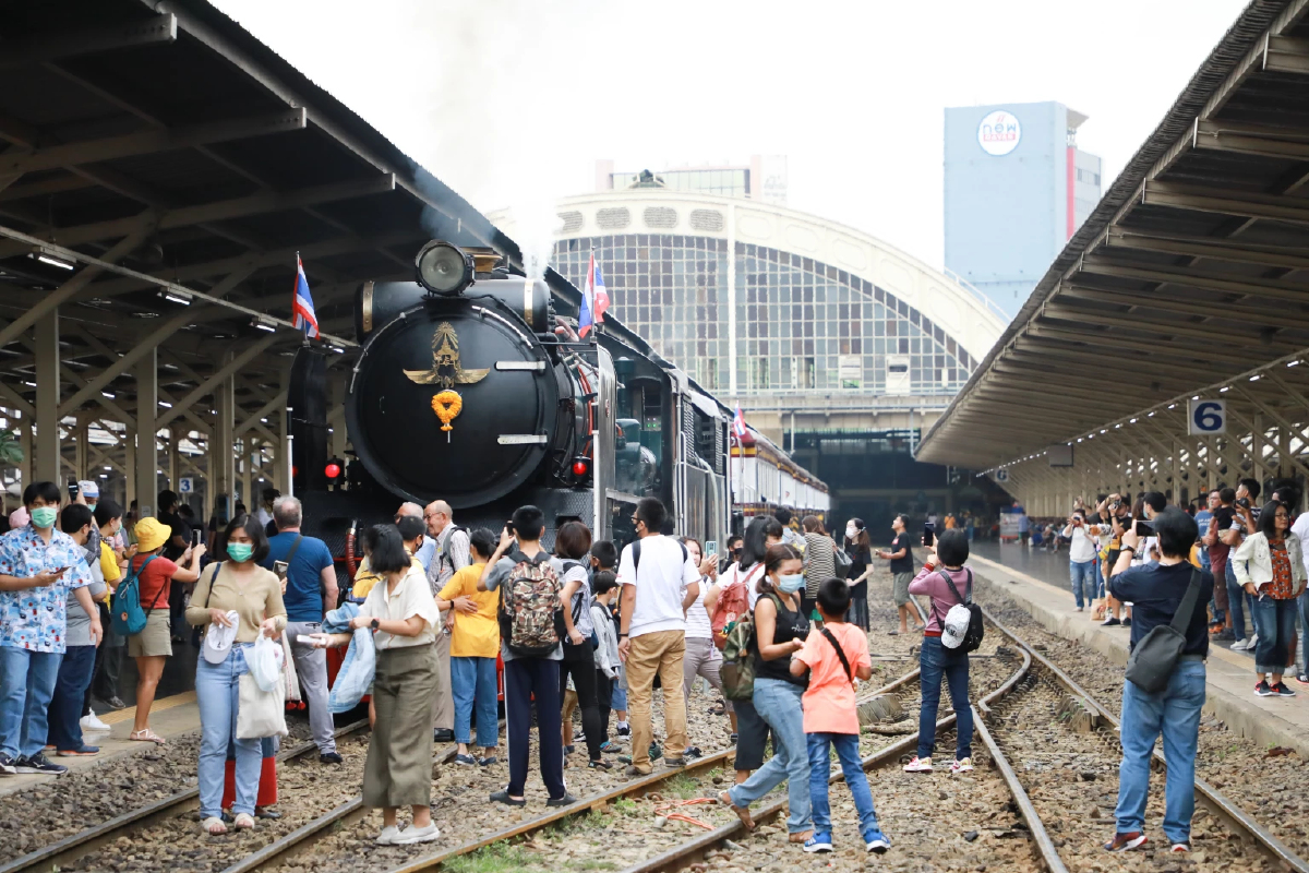 กรมการขนส่งทางรางเปิดสถิติหยุดยาว 5 วัน ยอดเดินทางระบบราง 3.8 ล้านคน