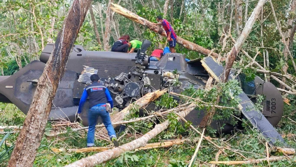 ด่วน ฮ. มทภ.4 ตก อำเภอเทพา รับบาดเจ็บ ทหารคนสนิทแขนหัก