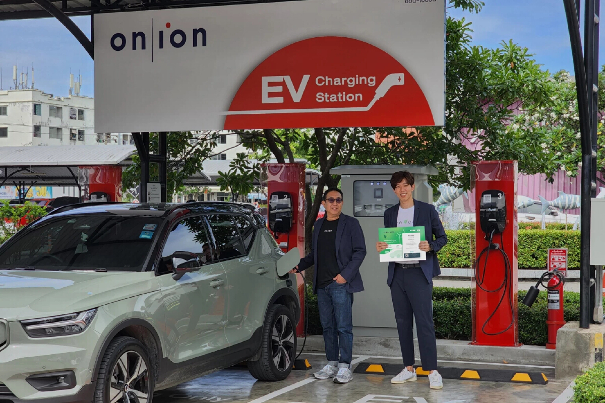 "on-ion-ReAcc" ขยาย Green Charging Network เชื่อมการเดินทางด้วยพลังงานสะอาด