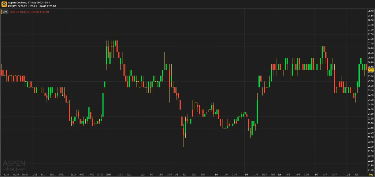 CPF ผลประกอบการจะฟื้นตัวใน 2H65 (17 ส.ค. 2565)