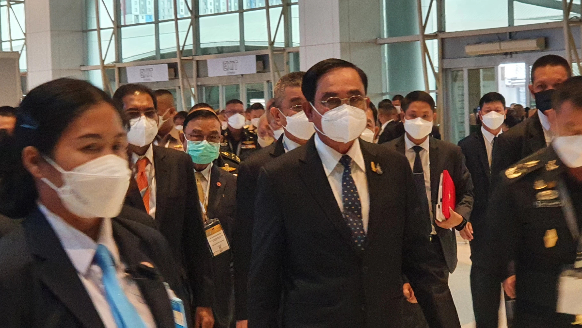 "ประยุทธ์ " ปรากฎตัวต่อสาธารณชนครั้งแรก เปิดงานดีเฟนส์ แอนด์ ซิคิวริตี้ 2022