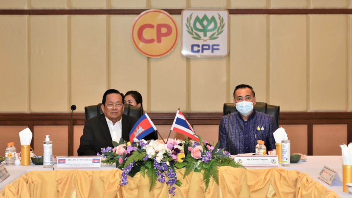 CPF เปิดโรงงานต้อนรับ รมว.แรงงานกัมพูชา ชมต้นแบบดูแลพนักงานได้มาตรฐานสากล