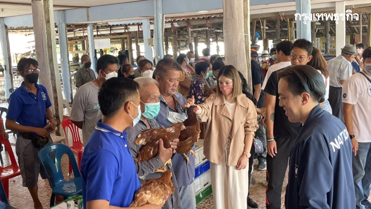 "เนชั่น ปันน้ำใจ" ออนทัวร์พะเยา มอบพันธุ์ไก่ไข่ โซล่าเซลล์ เครื่องสูบน้ำ