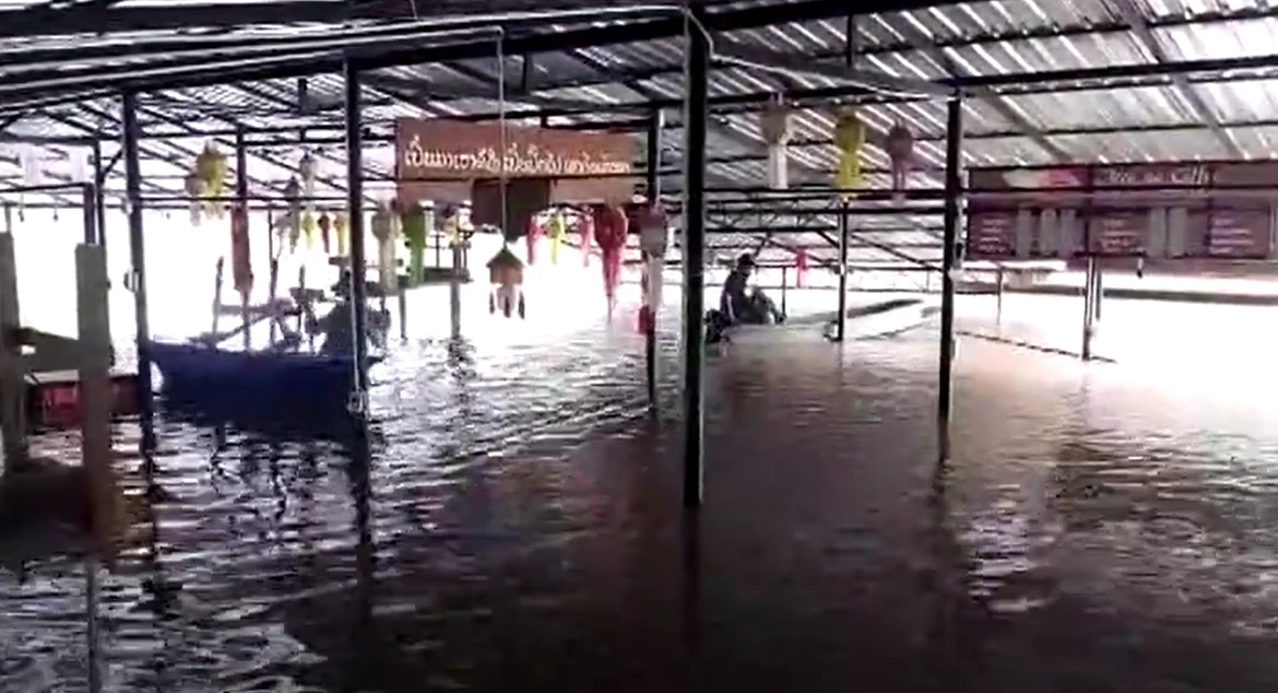 ระดับน้ำใน "แม่น้ำป่าสัก" ช่วงสระบุรี เพิ่มสูงขึ้น