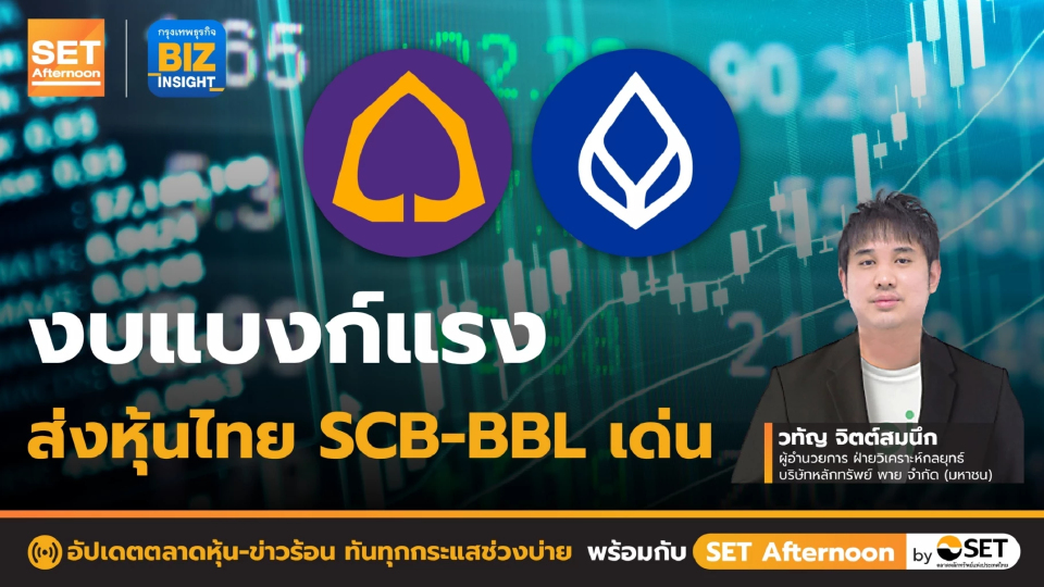 งบแบงก์แรงส่งหุ้นไทย SCB-BBL เด่น l SET Afternoon l 17 ต.ค. 65