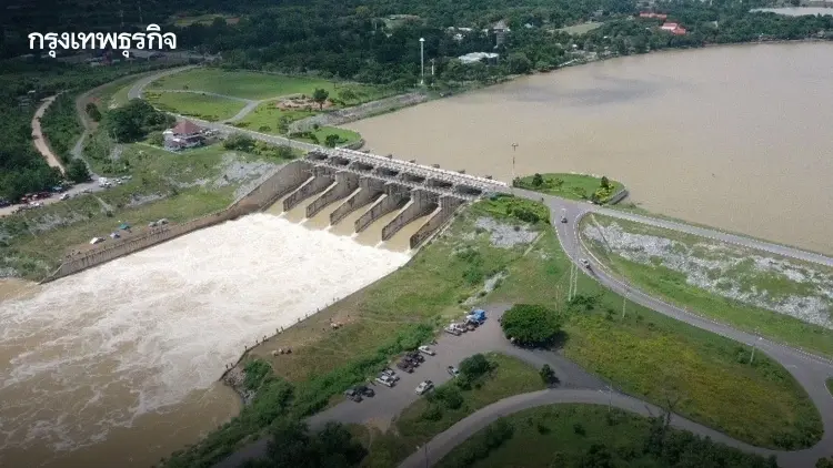 สถานการณ์ลุ่มน้ำเจ้าพระยา "น้ำเหนือ" เริ่มทรงตัว แนวโน้มลดลง