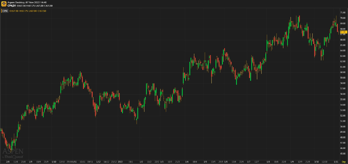 CPN ประมาณการ 3Q65F: กำไรจะพุ่งแรง YoY