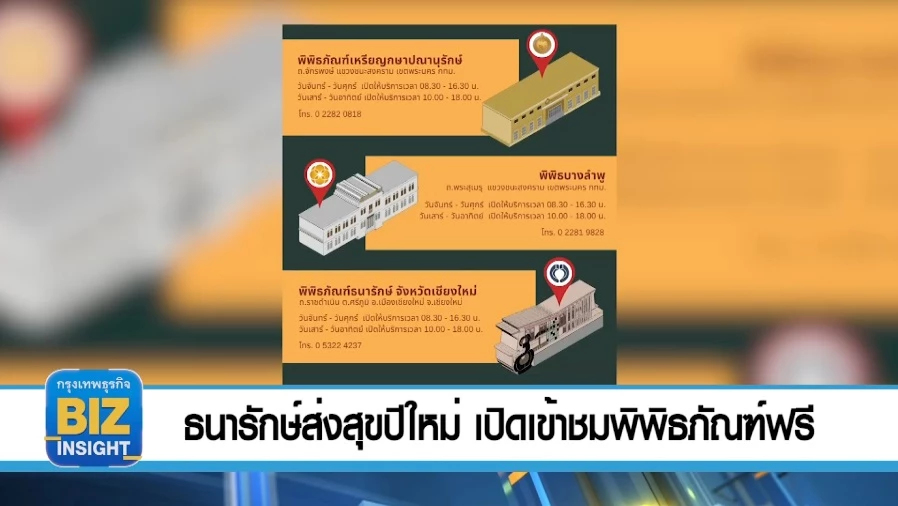 กรมธนารักษ์ส่งสุขปีใหม่ เปิดเข้าชมพิพิธภัณฑ์ฟรี