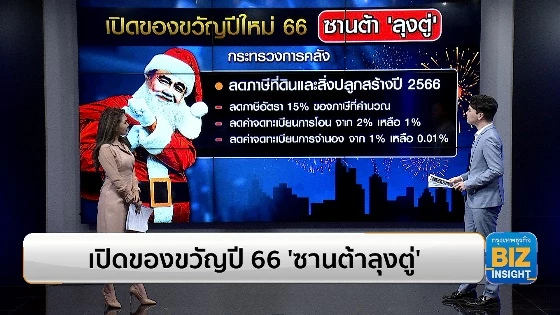 เปิดของขวัญ​ปีใหม่​ 66 'ซานต้าลุงตู่'​