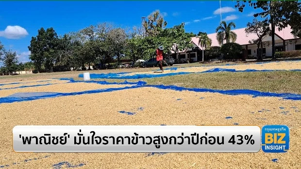 ’พาณิชย์’ มั่นใจราคาข้าวสูงกว่าปีก่อน 43%