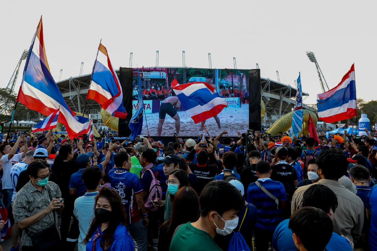 "อาเซียนคัพ 2022" บรรยากาศก่อนเกม ไทย พบกับ เวียดนาม แฟนบอลแห่รอชมคึก