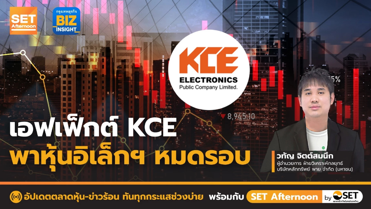 เอฟเฟค KCE พาหุ้นอิเล็กฯหมดรอบ l SET Afternoon l 9 ก.พ. 66