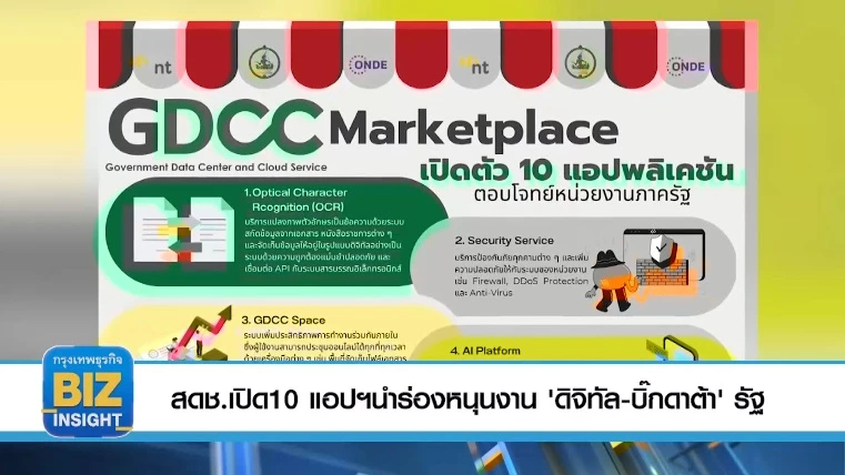 สดช.เปิด 10 แอปนำร่อง หนุนงาน 'ดิจิทัล - บิ๊กดาต้า'​ รัฐ