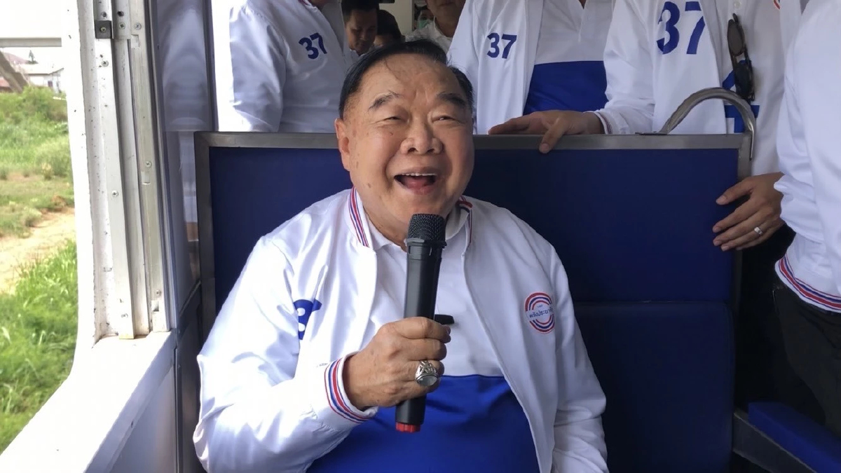 "บิ๊กป้อม" ตีปี๊บ ผลงานแก้แล้ง ลั่น อยากให้เป็นนายกฯ ก็ต้องเลือก