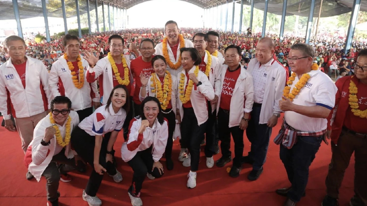 "พท." ยกทัพหลวง ปราศรัย สุโขทัย "สมศักดิ์" ลั่น ขอสานฝัน ยกจังหวัด