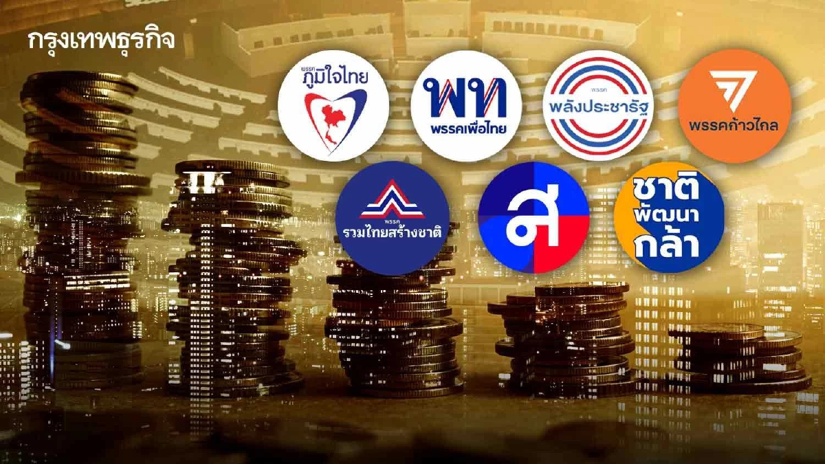 จัดอันดับ 7 พรรคการเมืองไทย พรรคไหนมีนโยบายใช้เงินมากสุด หากได้เป็นรัฐบาล