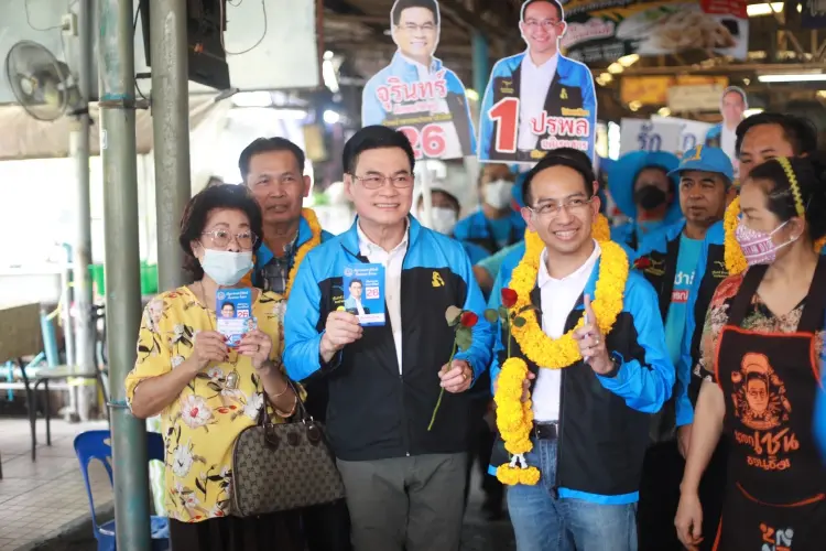 “จุรินทร์”ผนึก “อดิเรกสาร” รวมพลัง“ประชาธิปัตย์ ยกกำลัง 2” ลุ้นปักธงสระบุรี