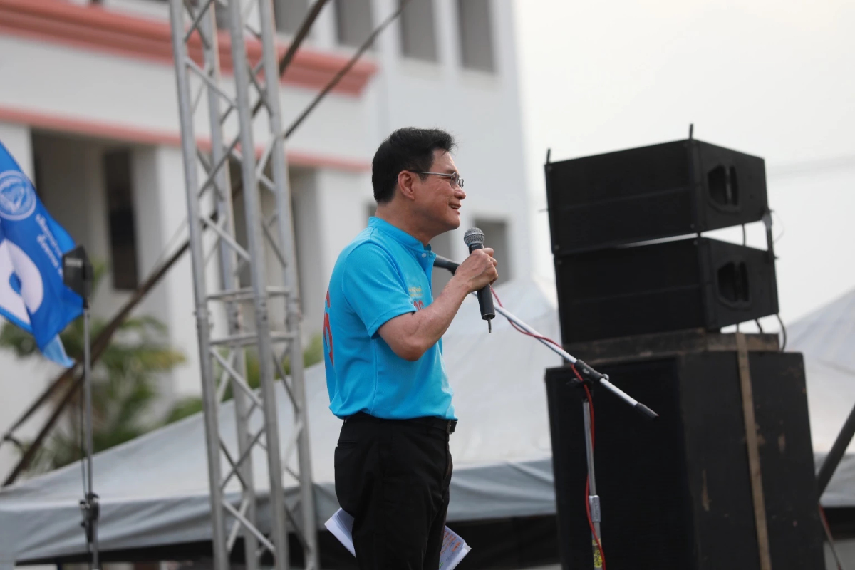 "จุรินทร์" ลุยต่อ 2 จังหวัด สตูล-สงขลา ปราศรัยใหญ่สงขลาเรียกคะแนนโค้งท้าย