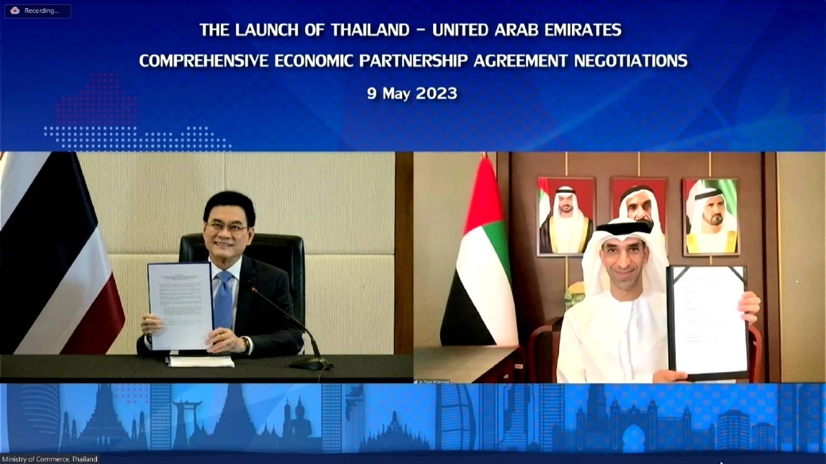 ไทย-ยูเออี ประกาศนับหนึ่งเจรจาทำเอฟทีเอ