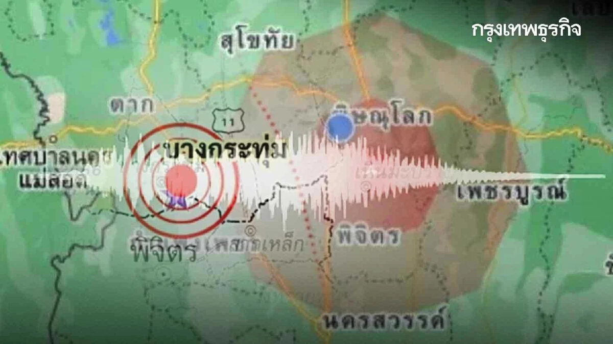 สั่ง ผู้ว่าฯ 5 จังหวัด ติดตามเหตุแผ่นดินไหวพิษณุโลก เร่งช่วยเหลือผู้ได้รับผลกระทบ