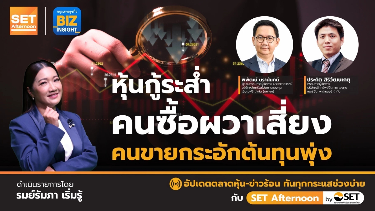 หุ้นกู้ระส่ำ คนซื้อผวาเสี่ยง-คนขายกระอักต้นทุนพุ่ง l SET Afternoon l 14-8-66