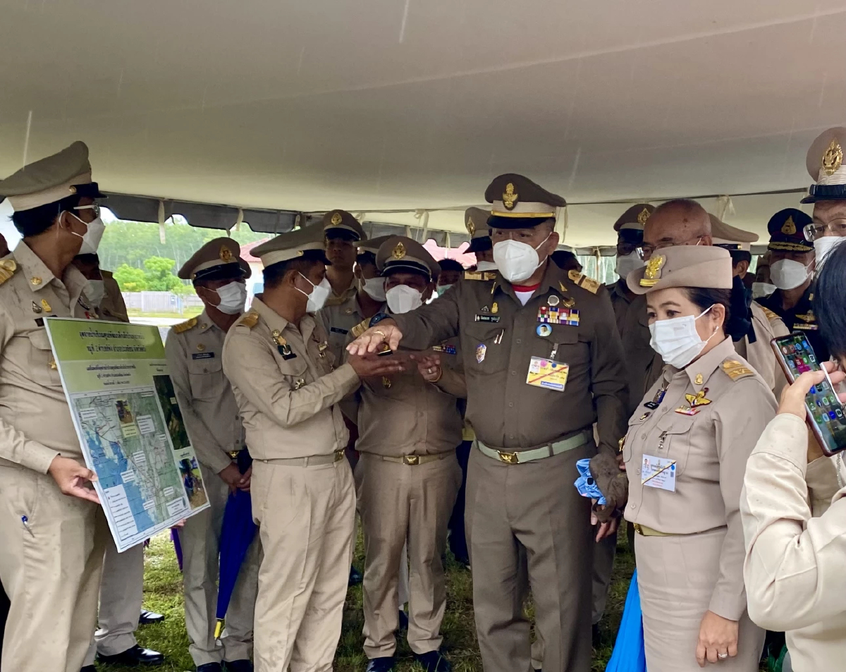 เดินหน้าพัฒนา ต้นน้ำ กลางน้ำ ปลายน้ำ โครงการฝายคลองลิพังอันเนื่องมาจากพระราชดำริ