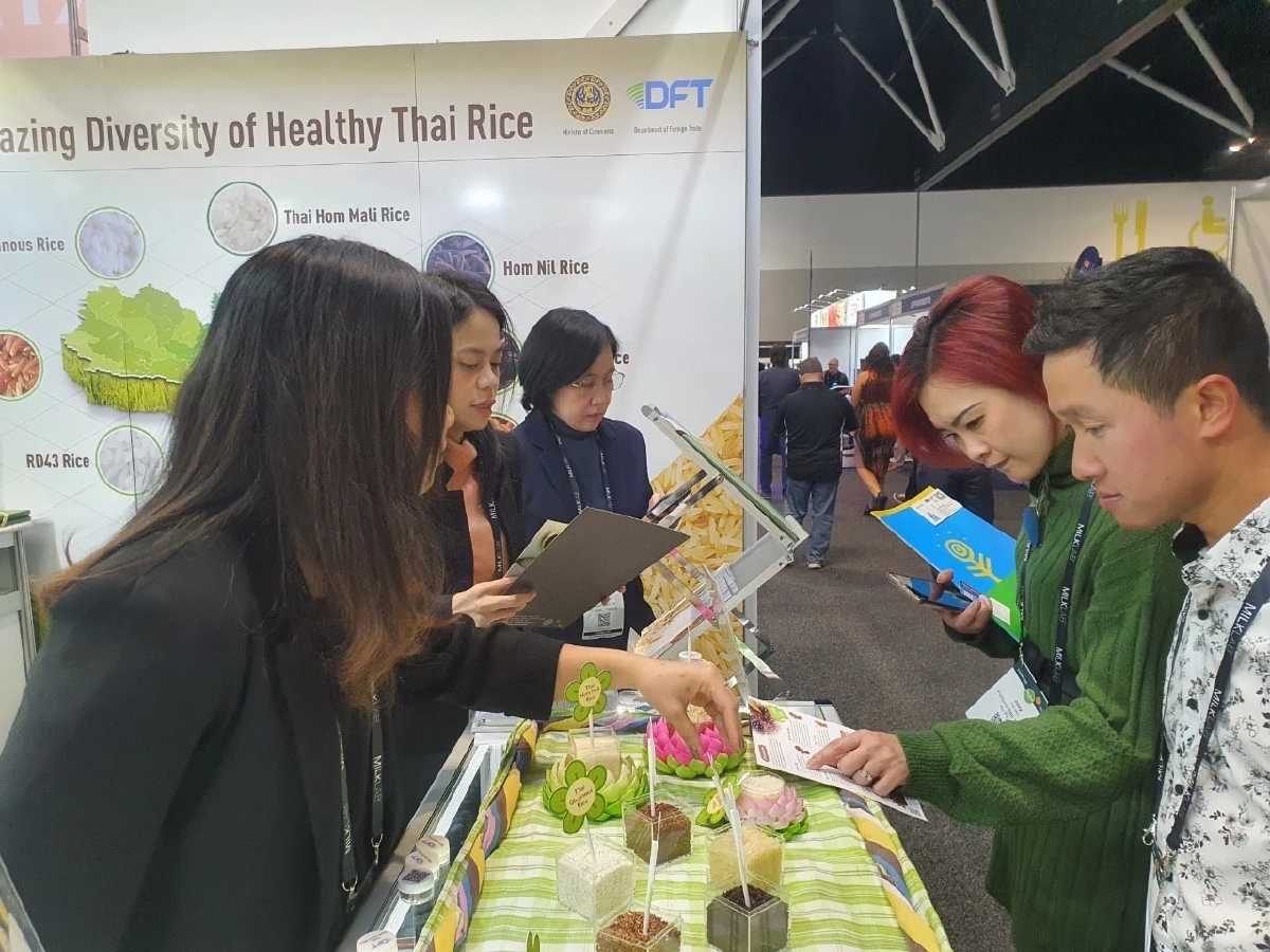 กรมการค้าต่างประเทศจัดโปรโมทข้าวไทยในงาน  Fine Food Australia 2023