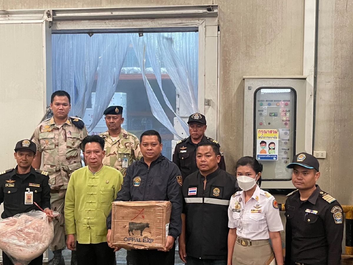‘ปศุสัตว์‘ อายัดเนื้อเถื่อน 86,200 กิโลกรัม