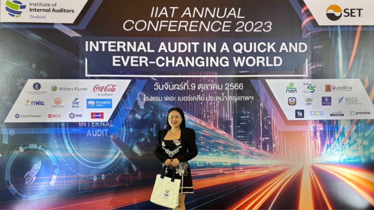 MASTER ร่วมงานสัมมนาใหญ่ประจำปี 2566 สมาคมผู้ตรวจสอบภายในแห่งประเทศไทย