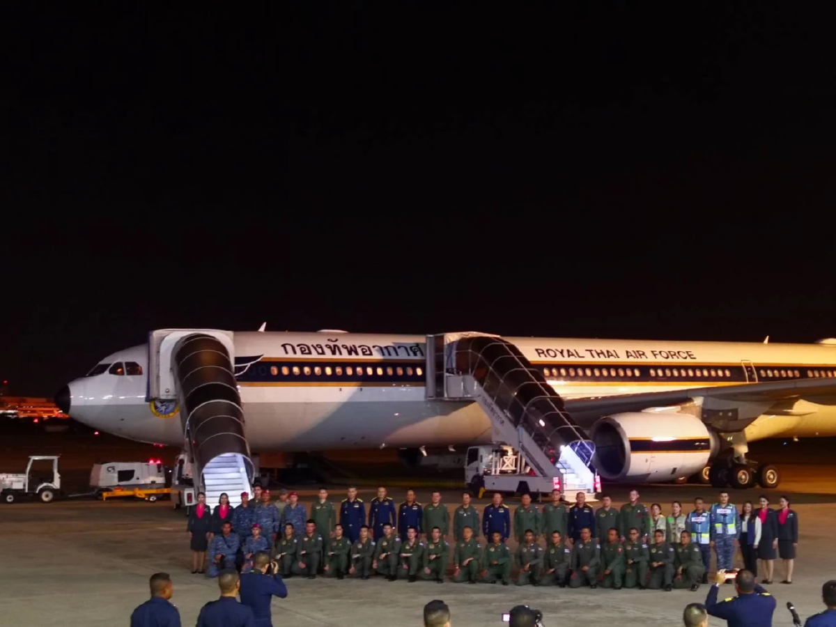 'ทอ.' ปรับเส้นทางใหม่ ส่ง แอร์บัส A340 บินผ่าน 4 ประเทศ ' รับ 145 คนไทยในอิสราเอล