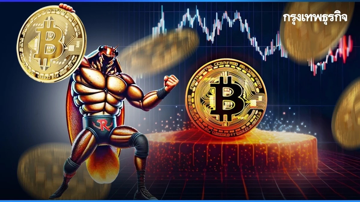 บิตคอยน์ 'แมลงสาบทางการเงิน' ทฤษฎีไขคำตอบ แม้เจอวิกฤติ แต่รีเทิร์นพุ่ง 150%
