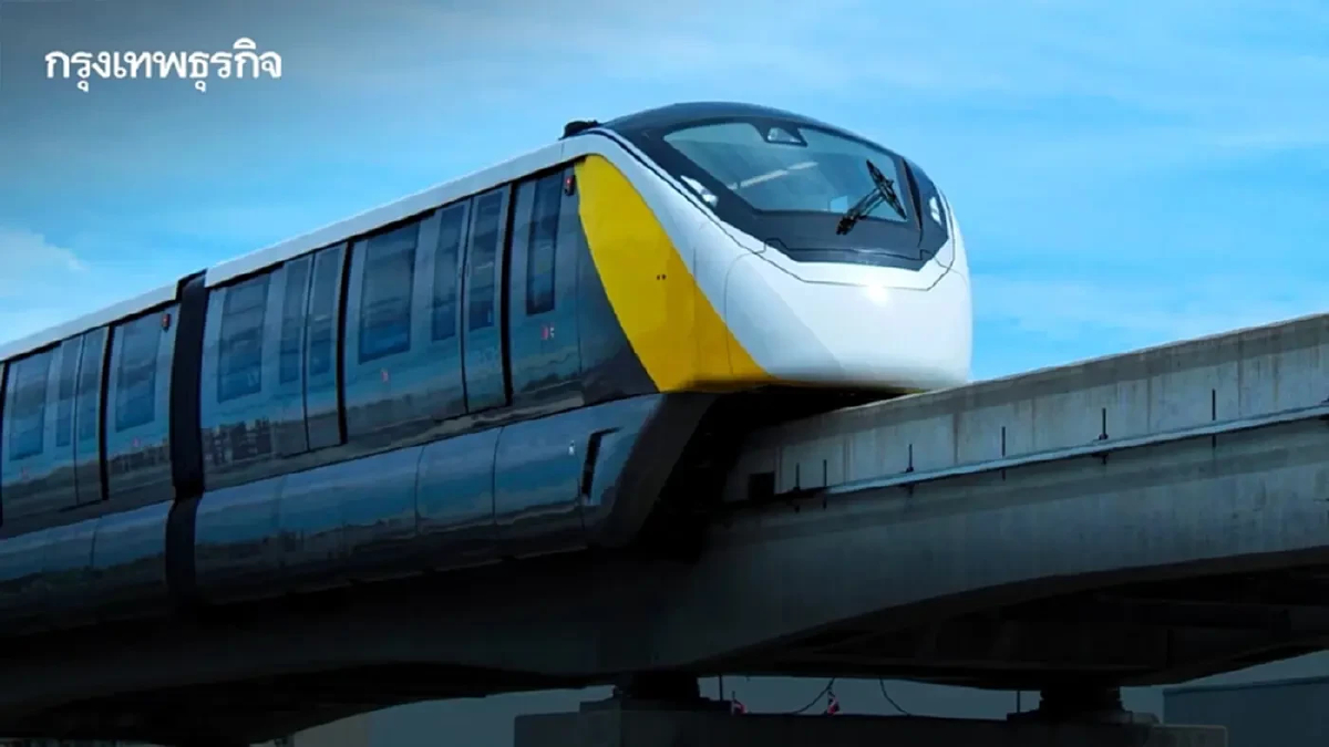 EBM เช็กความพร้อม 'รถไฟฟ้าสายสีเหลือง' เปลี่ยนลูกปืนล้อประคองใหม่ทุกขบวน