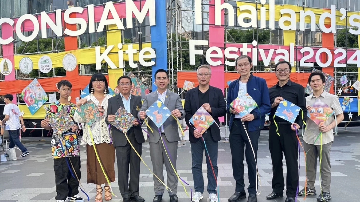 ‘วธ.’ เปิดเทศกาลเล่นว่าวริมเจ้าพระยา ICONSIAM Thailand’s Kite Festival 2024