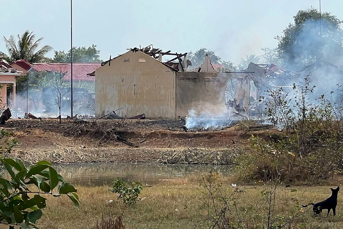 คลื่นความร้อนมีส่วนคลังกระสุนกัมพูชาระเบิด