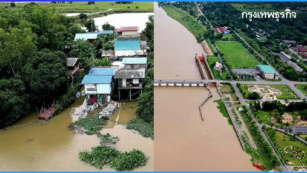 ประสาน 10 จังหวัด - กทม. เฝ้าระวังสถานการณ์น้ำ ลุ่มน้ำเจ้าพระยา