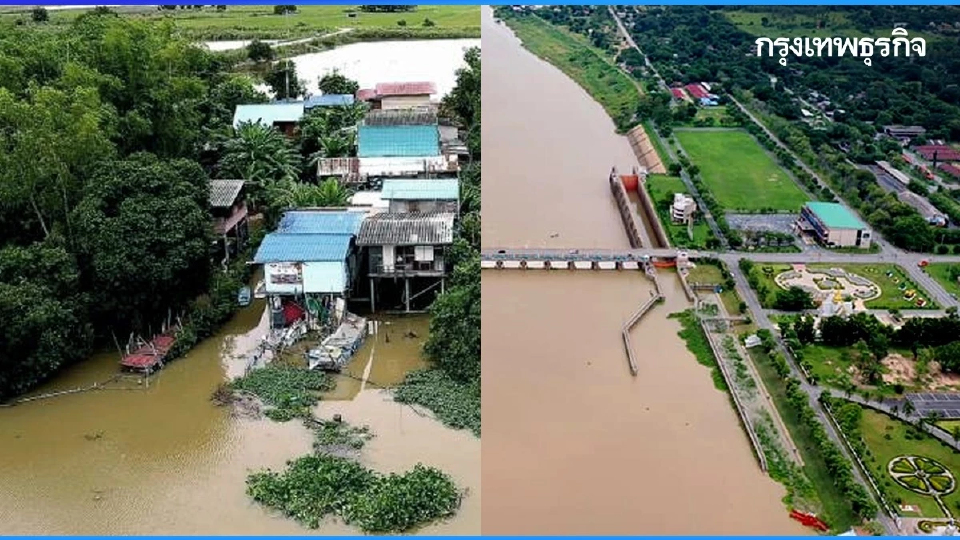 ประสาน 10 จังหวัด - กทม. เฝ้าระวังสถานการณ์น้ำ ลุ่มน้ำเจ้าพระยา