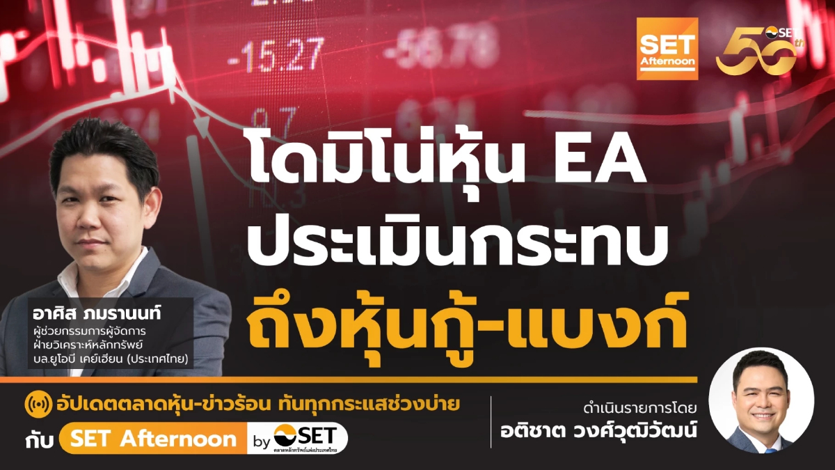 โดมิโน่หุ้น EA ประเมินกระทบ ถึงหุ้นกู้-แบงก์ | SET Afternoon | 15-7-67