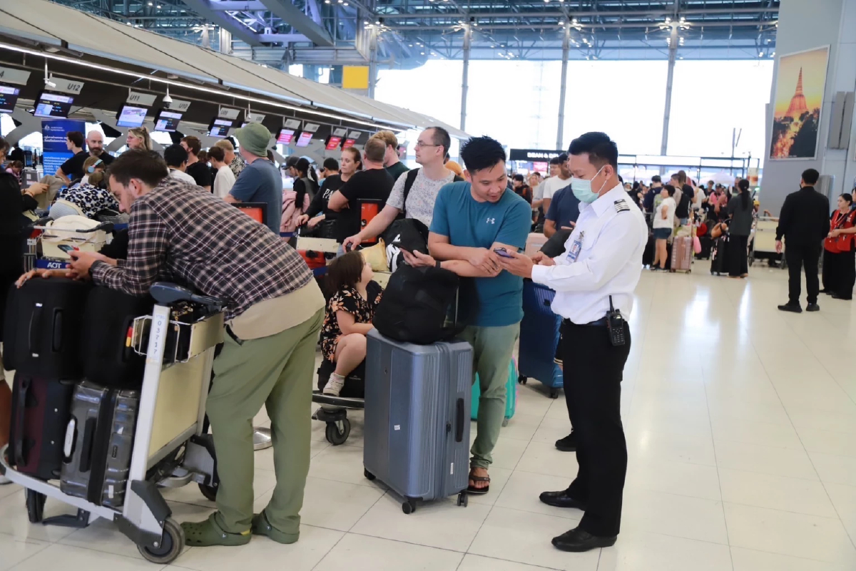 ‘สุวรรณภูมิ’ เผย 3 สายการบินได้รับผลกระทบระบบ IT ทั่วโลกล่ม