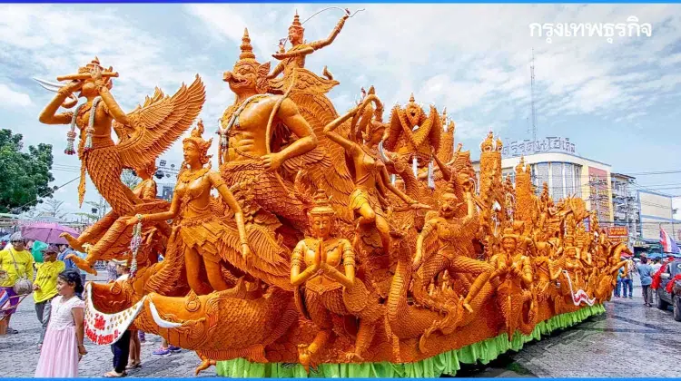ประวัติแกะสลักเทียนพรรษา มรดกภูมิปัญญาทางวัฒนธรรม วันเข้าพรรษา 2567
