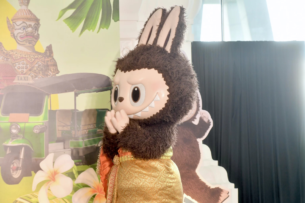 มาสคอต ‘ลาบูบู้’ ถึงไทย ร่วมโปรโมตเส้นทางเที่ยว 5 ไฮไลต์ ดึงชาวจีนตามรอย