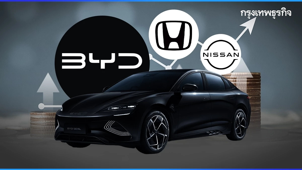 ยอดขาย ‘BYD’ มาแรง! แซงหน้า ‘Honda-Nissan’ จนครองอันดับ 7 ของโลก